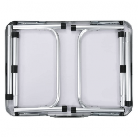 Masă de camping pliabiăla, 60 cm, aluminiu/MDF, KEPI TYP 2 [8]