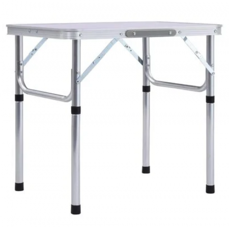Masă de camping pliabiăla, 60 cm, aluminiu/MDF, KEPI TYP 2 [4]