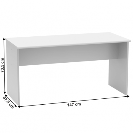 Masă de scris, versatilă, alb, JOHAN 2 NEW 08 JH112 [1]