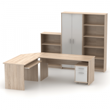 Masă de scris, versatilă, stejar sonoma, JOHAN 2 NEW 08 JH112 [5]