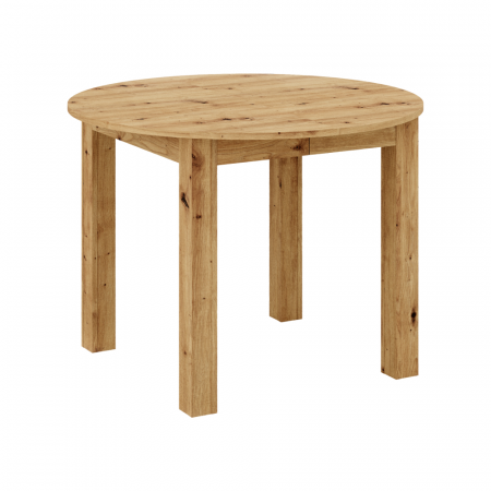 Mese bucatarie /dining - Masă de sufragerie extensibilă, stejar artisan, 103-142x76 cm, HARRY