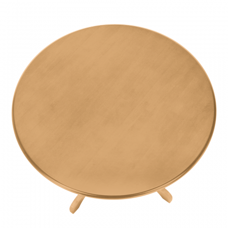 Masă de sufragerie, rotundă, stejar deschis, diametru 106 cm, TABLOS [3]