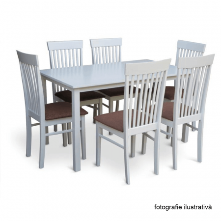 Masă dining, alb, 110x70 cm, ASTRO NEW [1]