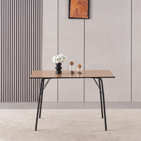 Masă dining, stejar artisan / neagră, 120x75x75 cm, NALAK TIP 2 [4]