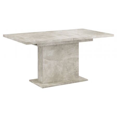 Mese bucatarie /dining - Masă extensibilă de sufragerie, beton, 160-200x90 cm, BOBA