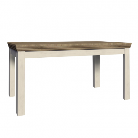 Mese bucatarie /dining - Masă extensibilă pentru dining, pin nordic/stejar sălbatic, 160-203x90 cm, ROYAL ST