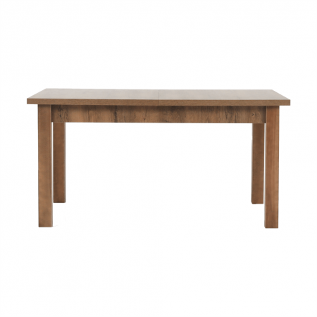 Masă extensibilă pentru dining, stejar lefkas închis, 160-203x90 cm, MONTANA STW [7]
