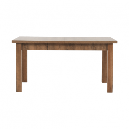 Masă extensibilă pentru dining, stejar lefkas închis, 160-203x90 cm, MONTANA STW [10]