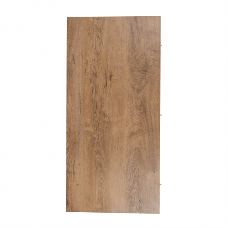 Masă extensibilă pentru dining, stejar lefkas închis, 160-203x90 cm, MONTANA STW [6]