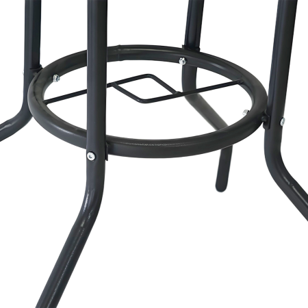 Masă grădină, oţel negru/sticlă securizată, BORGEN NEW TYP 2 [2]