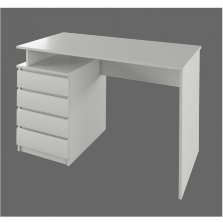 Masă PC, albă, HANY NEW [2]