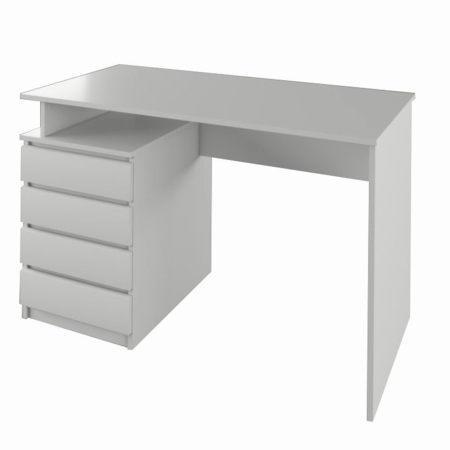 Birouri - Masă PC, albă, HANY NEW