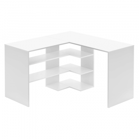 birou pe colt alb ,120cm x 120 cm [2]