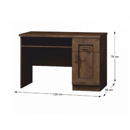 Masă PC, stejar lefkas, TEDY Typ T19 [1]