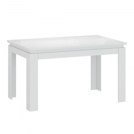 Mese bucatarie /dining - Masă pliabilă, alb, 135-184x86 cm, LINDY