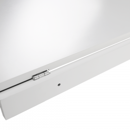 Masă pliantă, de perete cu tablă de cretă, albă, ZALMAN [13]