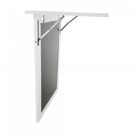 Masă pliantă, de perete cu tablă de cretă, albă, ZALMAN [10]