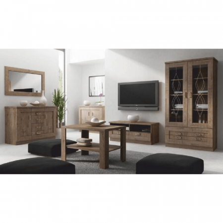 Masă TV/dulap, stejar lefkas, TEDY  Typ T11 [3]