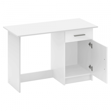 Birou pentru pc , 108.5 cm lungime , alb , modern [3]