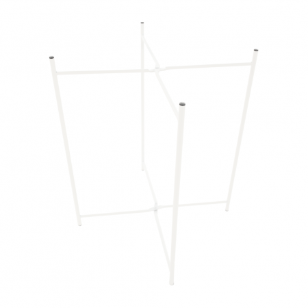 Măsuţă auxiliară cu tavă detaşabilă, alb, RENDER [3]