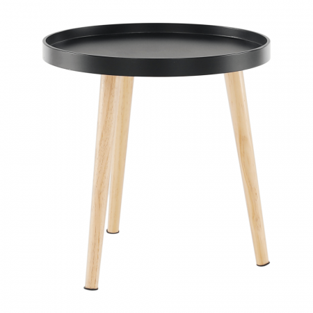 Măsuţă auxiliară, negru/natural, SANSE TYP 2 [12]