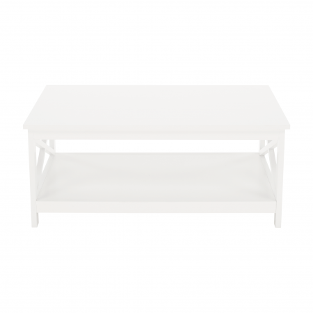 Măsuţă de cafea, albă, EDRIA [6]