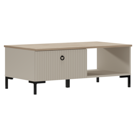 Toate Produsele - Măsuţă de cafea, gri-maroniu Taupe/stejar silverjack, DOMCA 1S