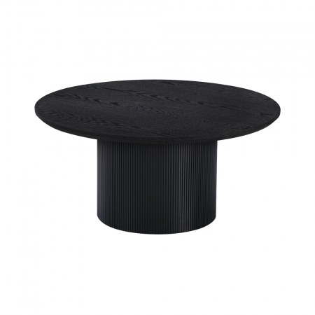 Masute de cafea - Măsuţă de cafea, negru, diametru 80 cm, MAHIR TYP 2