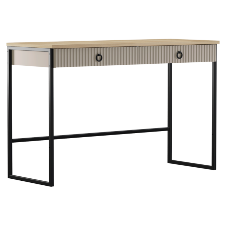 Toate Produsele - Măsuţă de toaletă, gri-maroniu Taupe/stejar silverjack, DOMCA 2S