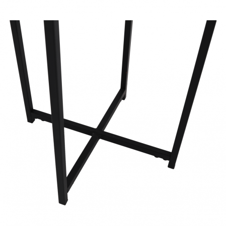 Măsuţă laterală, stejar / metal negru, IMSAR [2]
