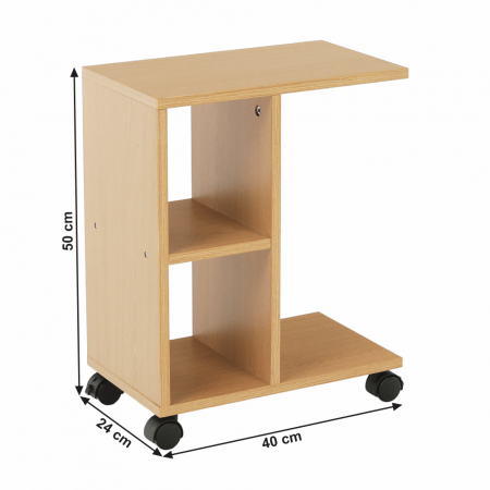 Măsuţă portabilă, lemn de pin, ABBAS NEW [14]