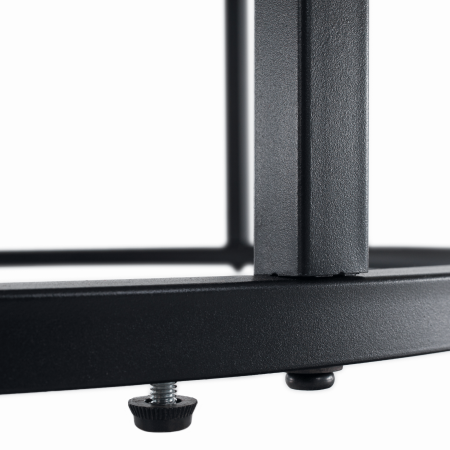 Măsuţe de cafea, set de 2, marmură albă/negru, LASTRO NEW [5]