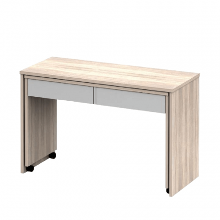 Toate Produsele - Masă extensibilă PC cu sertare, stejar sonoma/alb,Bortis Impex