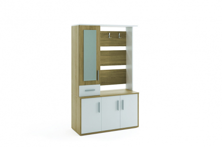 Mobilier set hol ,modern , stejar country grey , Bortis Impex [2]