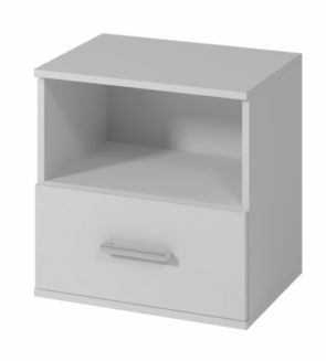 Toate Produsele - Noptiera cu 1 sertar , alb,48x50x35 cm