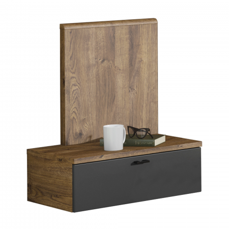 Noptieră, stejar ribeck/grafit închis, ARMENY 8XX3AT1L [2]