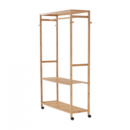 Organizator dulap, bambus natural, MELAR [8]