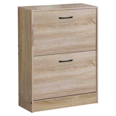 Mobilier Hol/Cuiere - Pantofar, 2 rânduri, stejar, BOTNIX