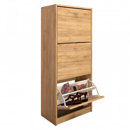 Mobilier Hol/Cuiere - Pantofar 3 compartimente, artisan, VIVAT NEW TYP 2