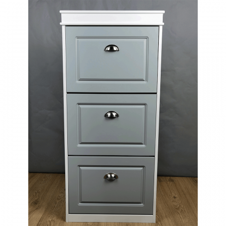 Pantofar, 3 compartimente, gri/alb, SEBER TYP 2 [6]