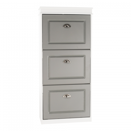 Pantofar, 3 compartimente, gri/alb, SEBER TYP 2 [12]