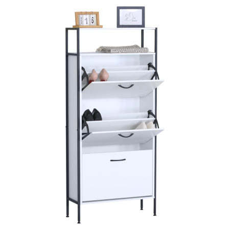 Pantofar, 3 rânduri, alb, TREDIS [2]