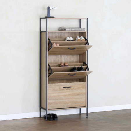 Pantofar, 3 rânduri, stejar, TREDIS [3]