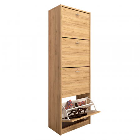 Mobilier Hol/Cuiere - Pantofar 4 compartimente, artisan, VIVAT NEW TYP 3