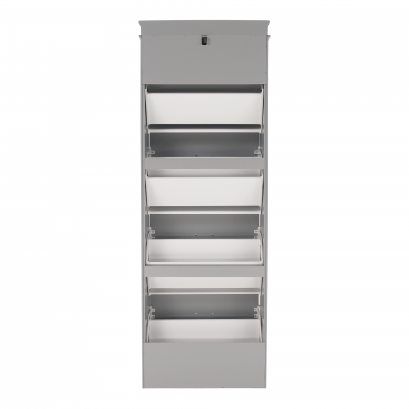 Pantofar, 4 compartimente, gri, SEBER TYP 3 [7]