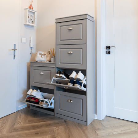 Pantofar, 4 compartimente, gri, SEBER TYP 3 [3]