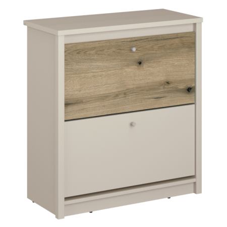 Mobilier Hol/Cuiere - Pantofar, caşmir/stejar evoke, KAROS 2K