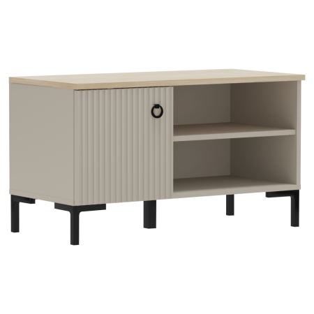 Mobilier Hol/Cuiere - Pantofar, gri-maroniu Taupe/stejar silverjack, DOMCA 1D