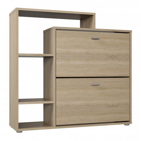 Mobilier Hol/Cuiere - Pantofar înclinabil, stejar sonoma, IZABELA