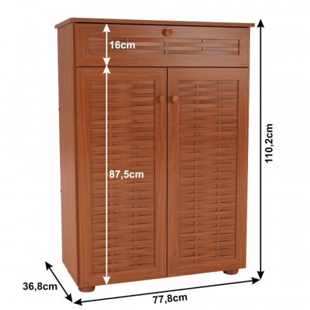 Pantofar, MDF laminat, cireş american, FP 03 [6]